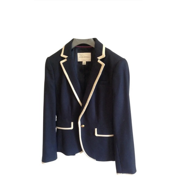 Banana Republic Jackets & Blazers - womens banana republic blazer SIZE 8 navy white
